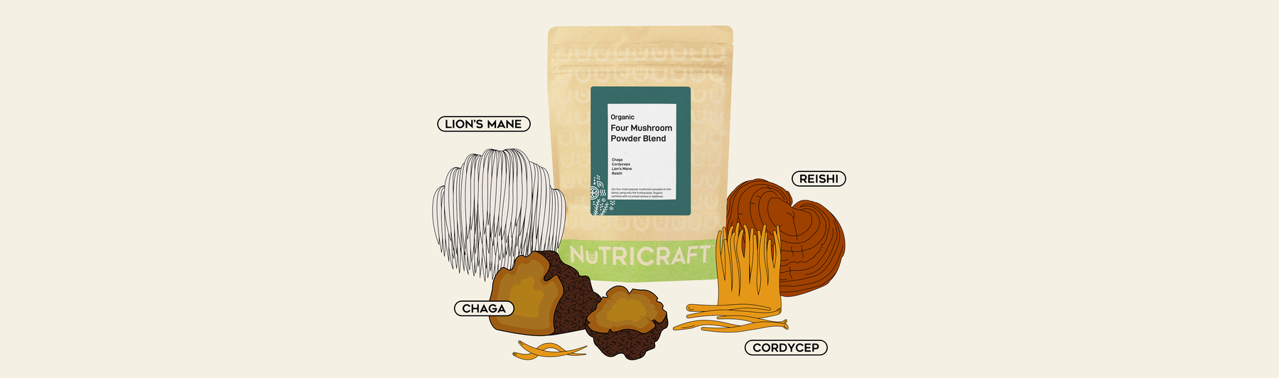 Introducing our new mushroom powder blend