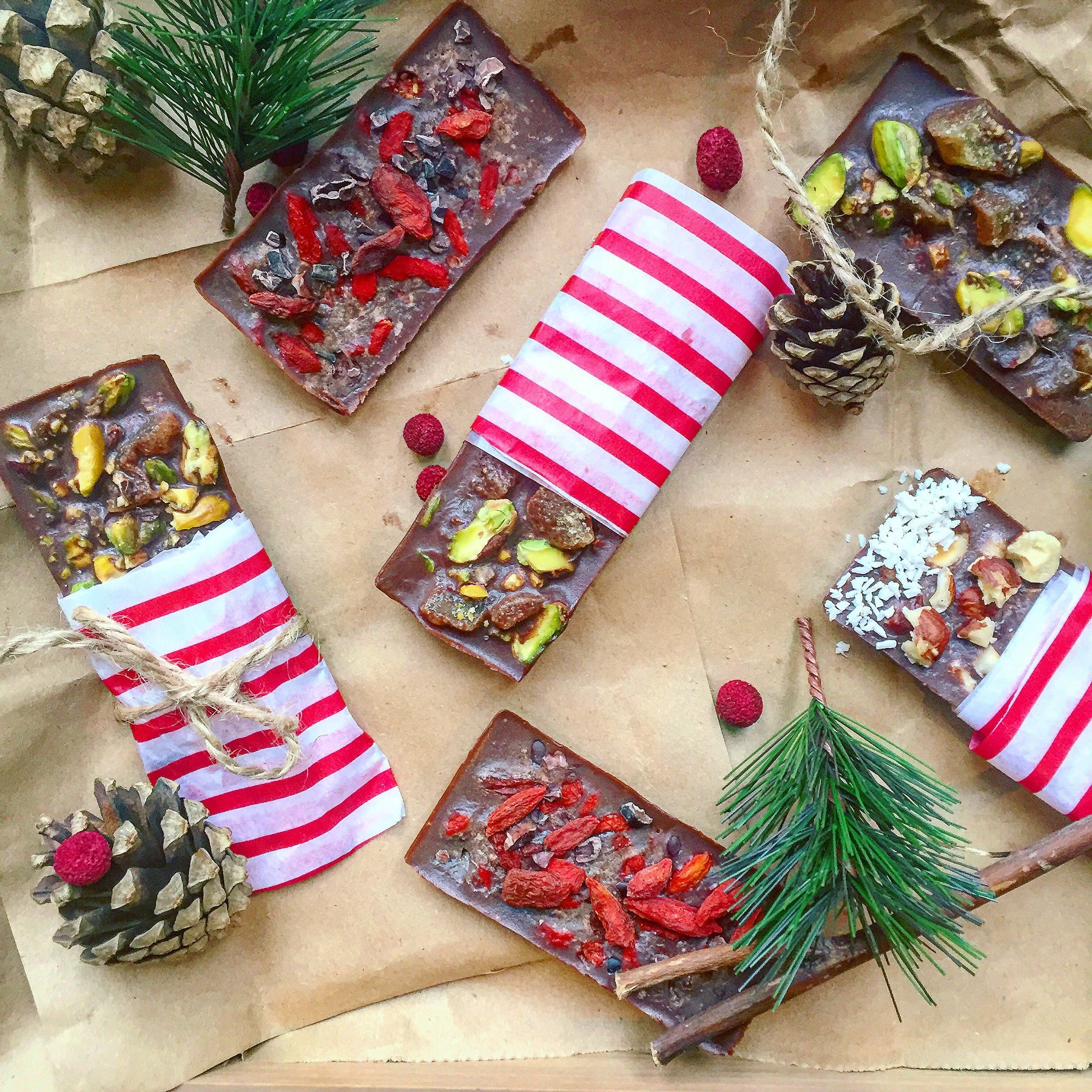 Raw Chocolate Candy Bars