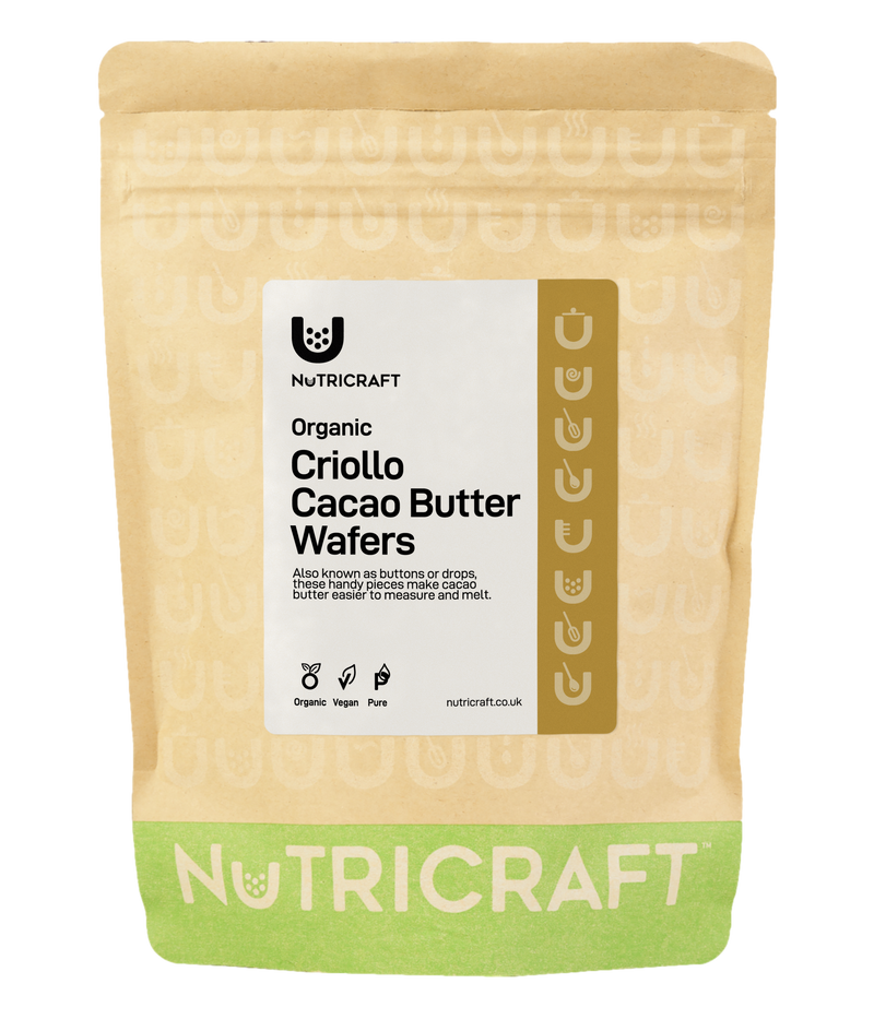 Organic Cacao Butter Wafers (buttons / drops)