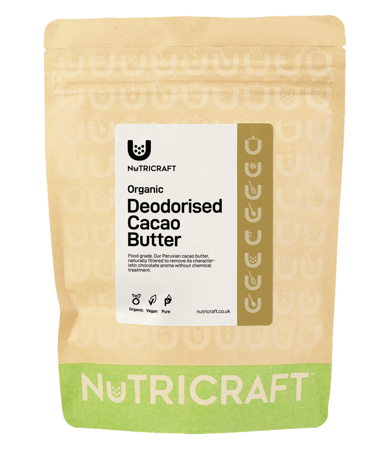 Organic Deodorised Cacao Butter (food grade)