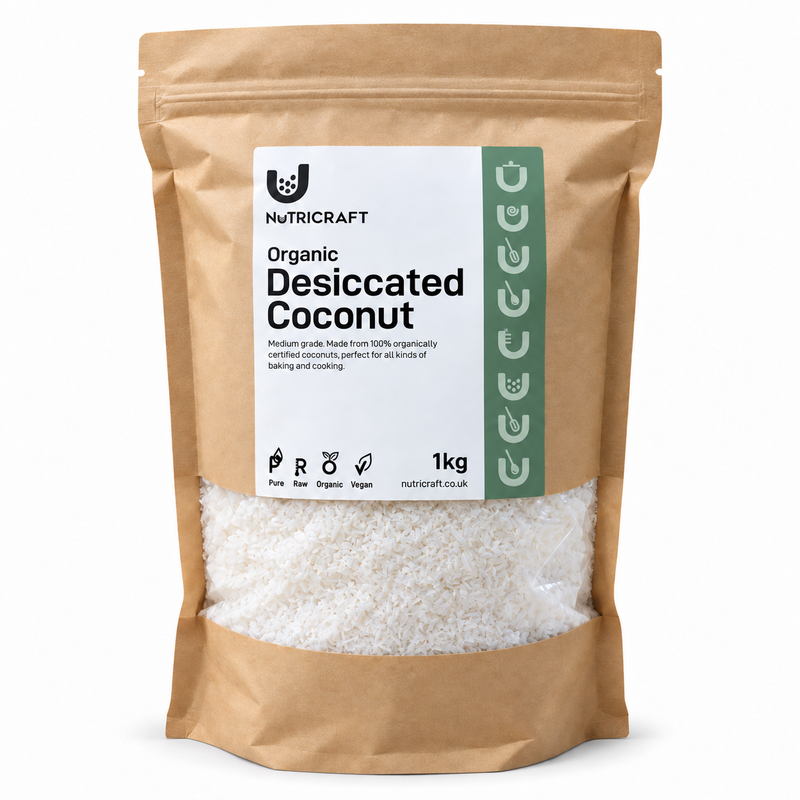 Organic Desiccated Coconut (medium grade)