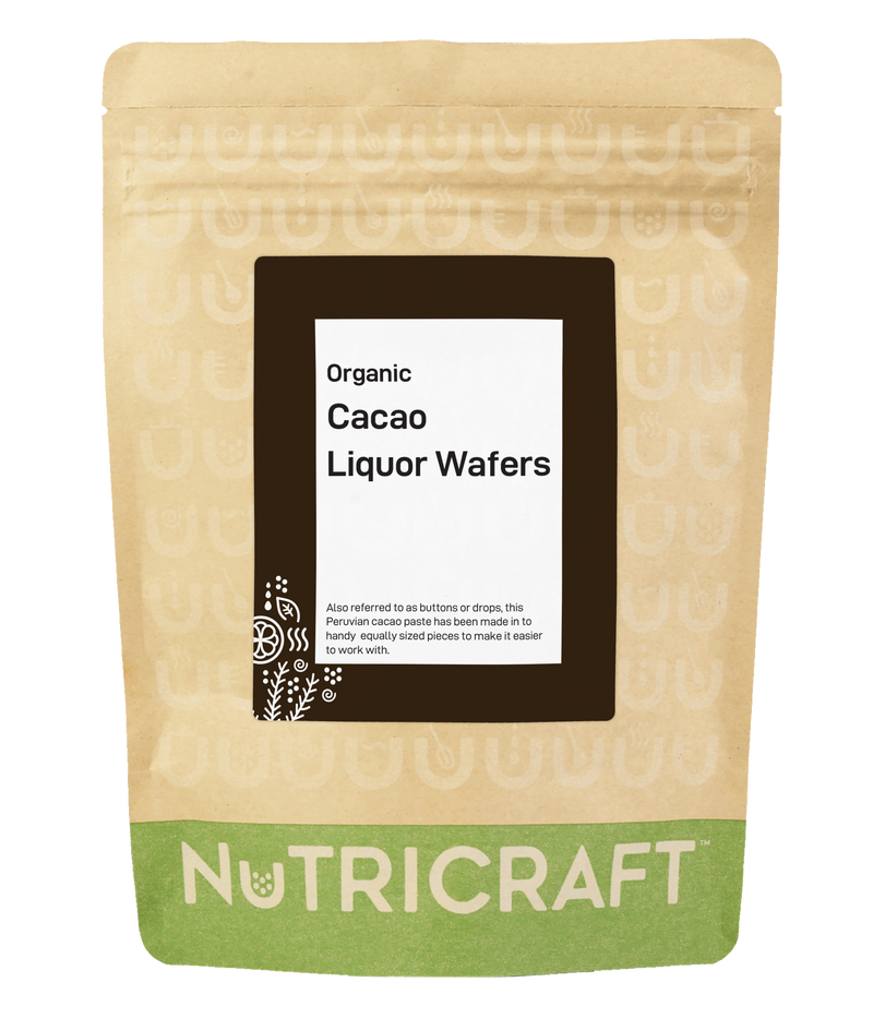 Organic Cacao Liquor Wafers (buttons / drops)