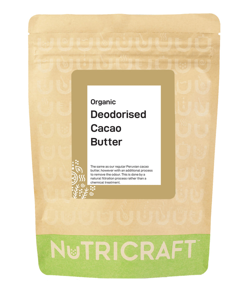 Organic Deodorised Cacao Butter (food grade)