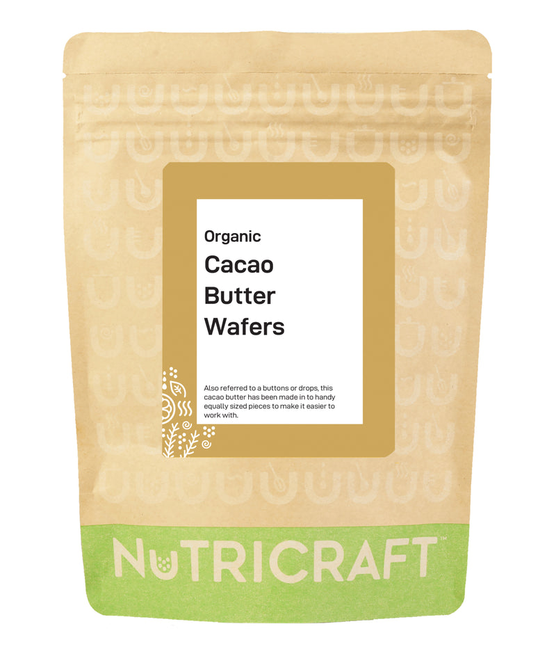 Organic Cacao Butter Wafers (buttons / drops)
